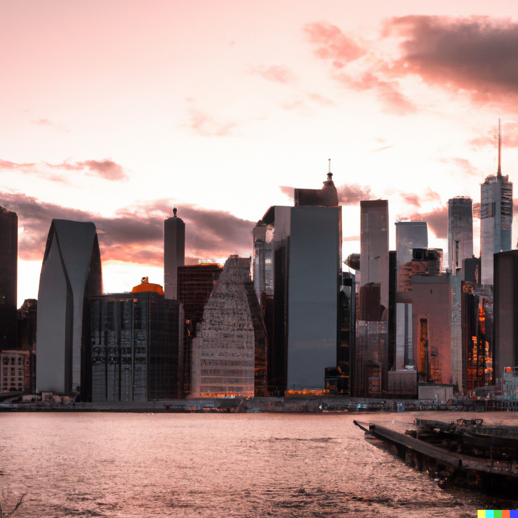 Dall e rendering from: What's your favourite thing about New York?